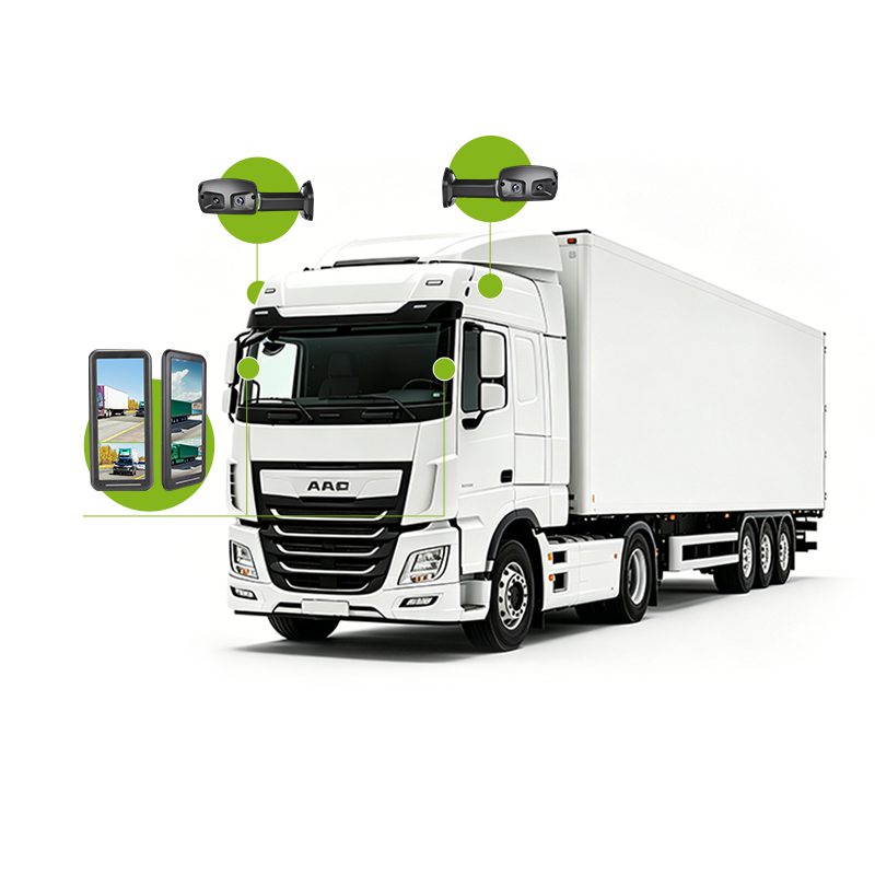 UN ECE R46 certificated 12.3 inch 1080P electronic rear view mirror system with split view screen